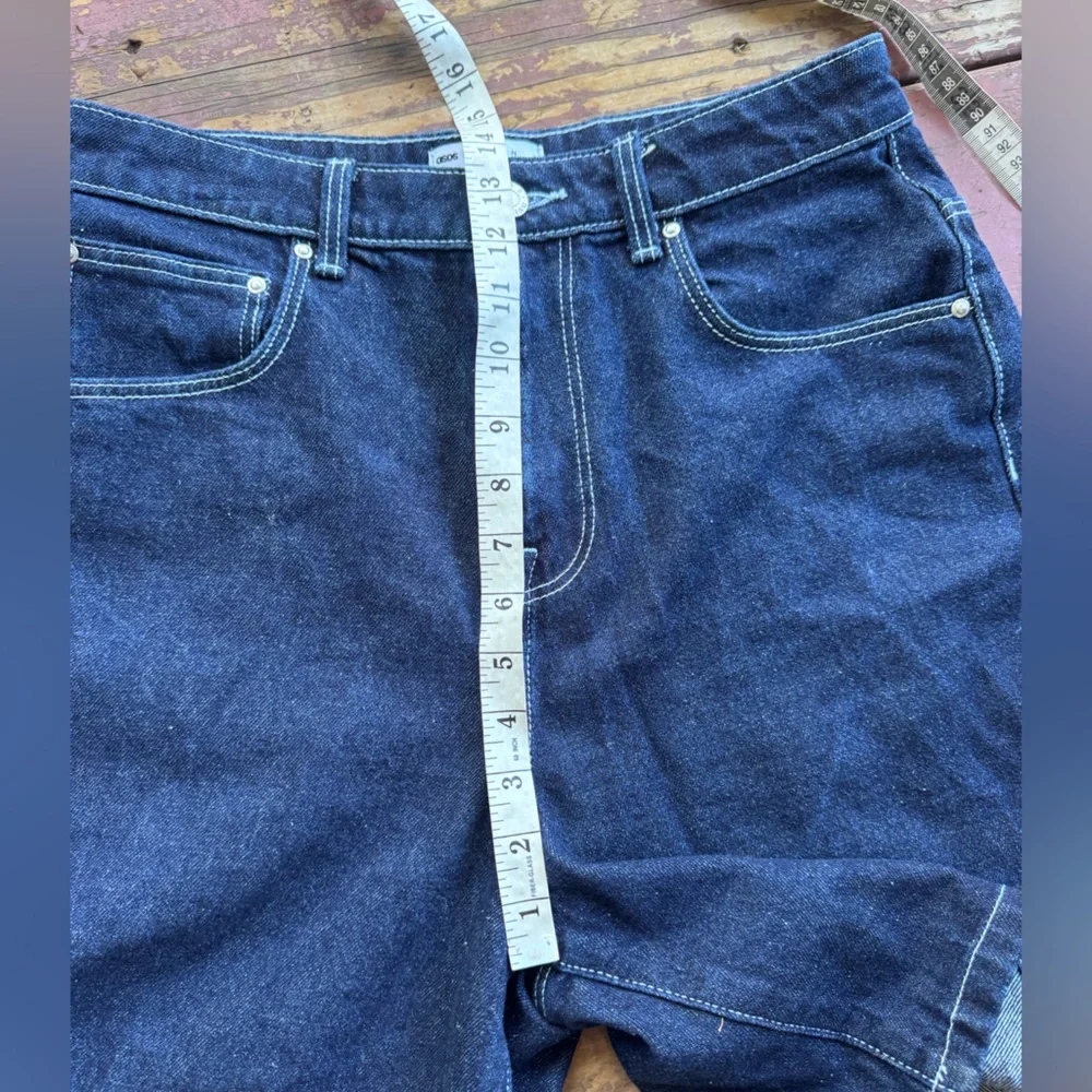 ASOS DESIGN Dark Indigo Denim Shorts